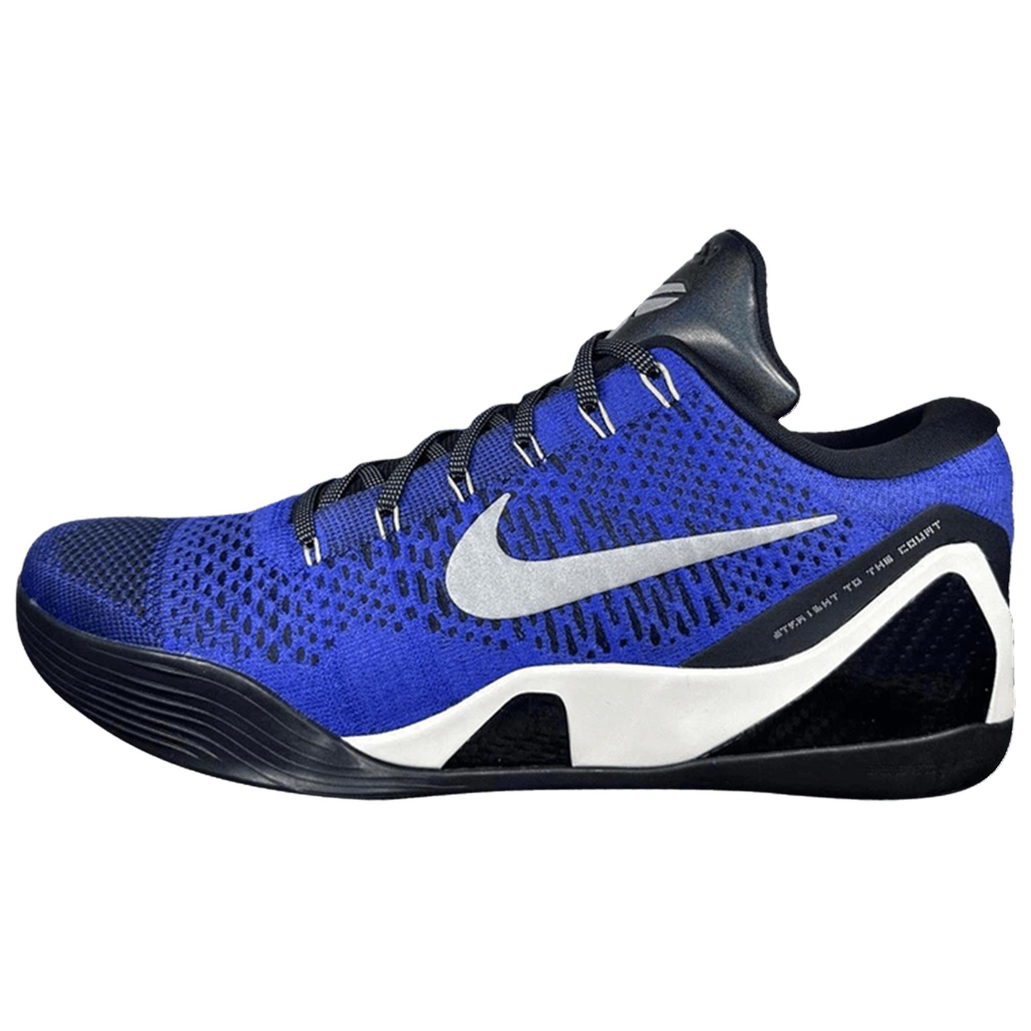 Nike Kobe 9 Elite Low Blue Black Basketball Shoes - Comfortable & Durable IB2140-400