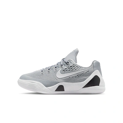 (Youth) Nike Kobe 9 Sneakers Wolf Gray/White