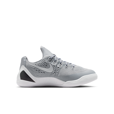 Lookbook (JR) ナイキ コービー 9 スニーカー ウルフグレー/ホワイト FV3607-004