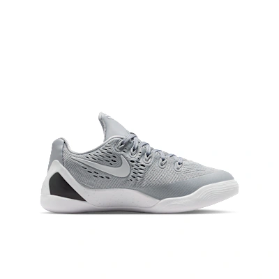 (Youth) Nike Kobe 9 Sneakers Wolf Gray/White
