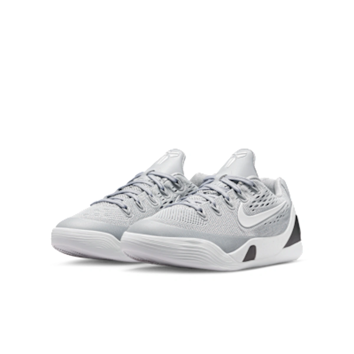 (Youth) Nike Kobe 9 Sneakers Wolf Gray/White