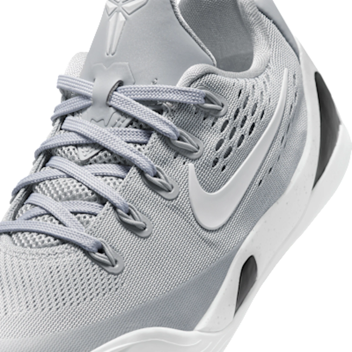 (Youth) Nike Kobe 9 Sneakers Wolf Gray/White