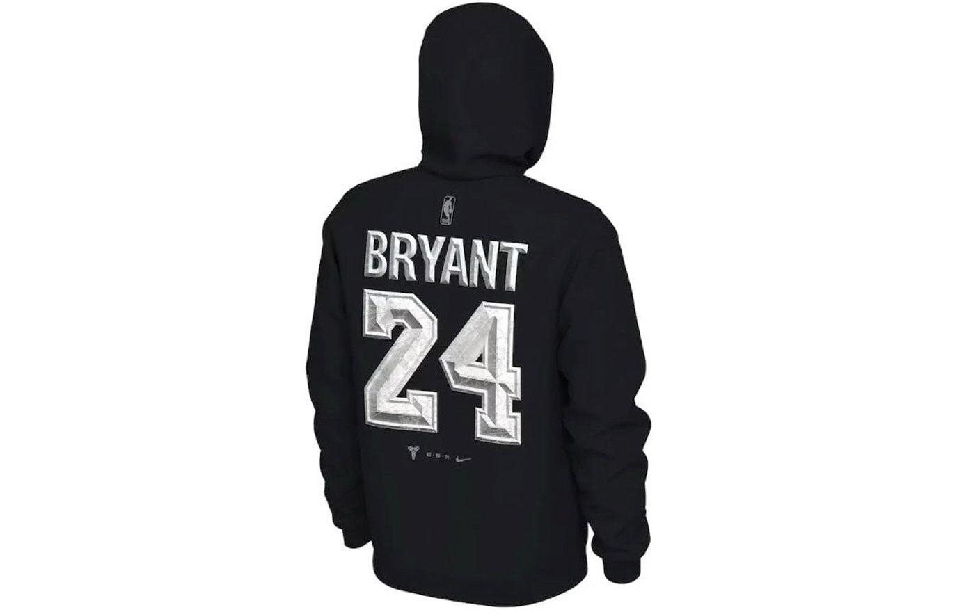 Lookbook Nike Kobe Bryant Lakers Statue Unveiling Hoodie Hitam Sweater Pullover Unisex HQ4039-010