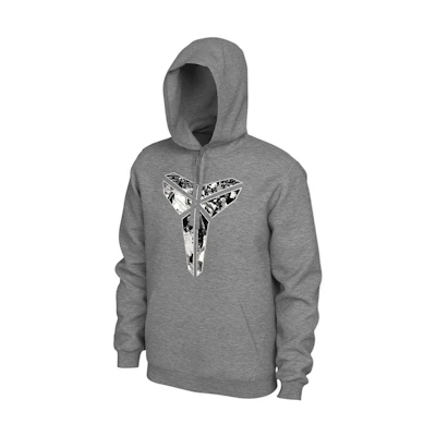 Nike Kobe Bryant Los Angeles Lakers Statue Hoodie Unisex Grey Long Sleeve HQ4039-063