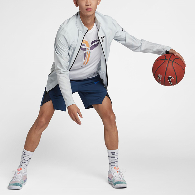 Nike Kobe Bryant White Basketball Zip-Up Jacket AJ0374-043 圖 3