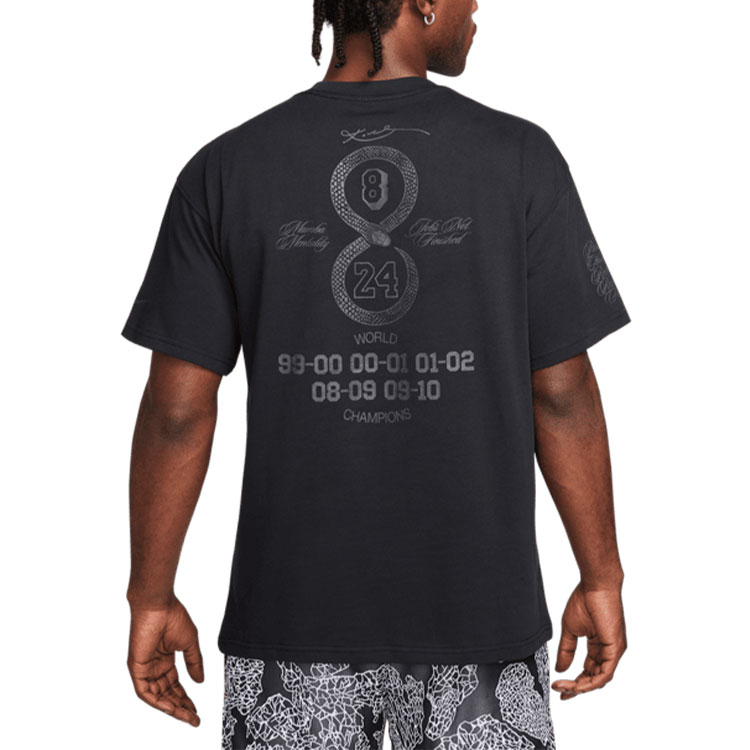 Lookbook T-shirt Nike Kobe Mamba Mentality (Ukuran Asia) Hitam FV6067-010