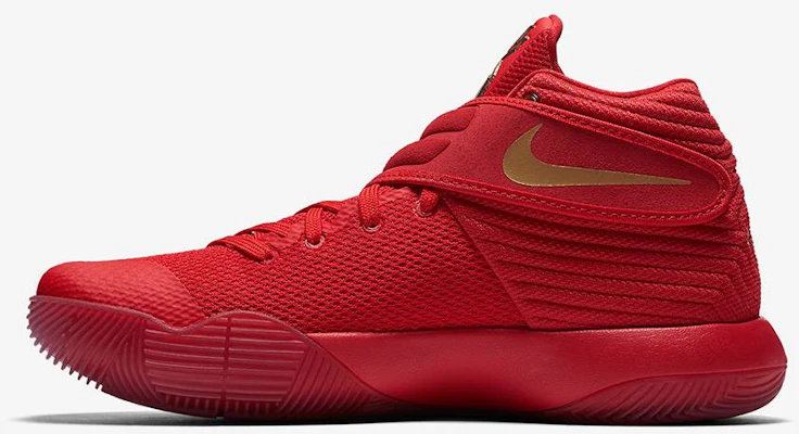Kyrie flytraps 2025 red and gold