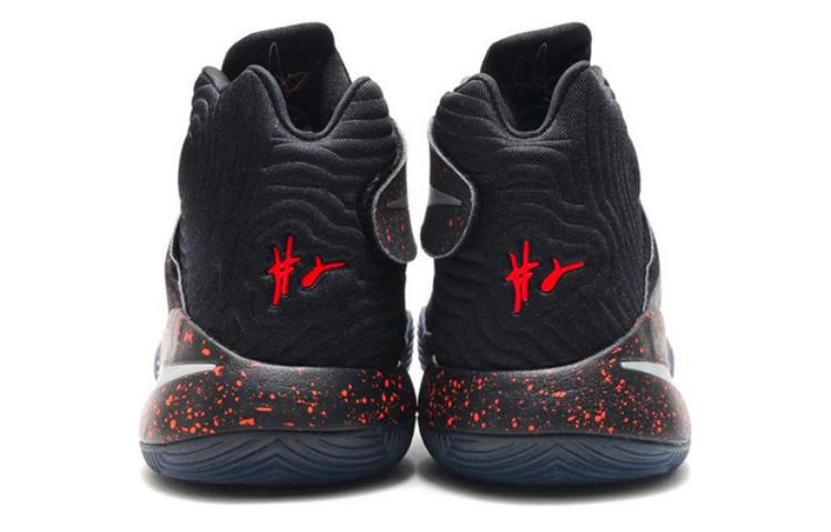 Shop Nike Kyrie 2 Speckle 中筒 實戰籃球鞋 男款 黑色 國內版