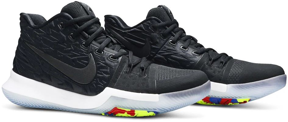 Nike Kyrie 3 Black Multi ‘Color 852395-009 Cheap Nike Kyrie 3 Black Multi ‘Color 852395-009