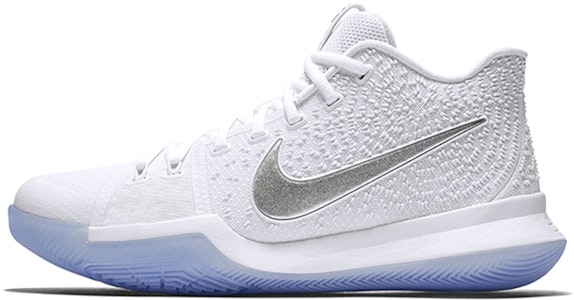 耐克 Kyrie 3 EP 白铬配色 852395-103/852396-103 Buy 耐克 Kyrie 3 EP 白铬配色 852395-103/852396-103
