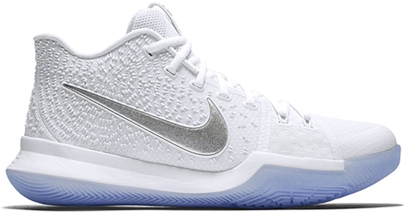 耐克 Kyrie 3 EP 白铬配色 852395-103/852396-103 Order 耐克 Kyrie 3 EP 白铬配色 852395-103/852396-103