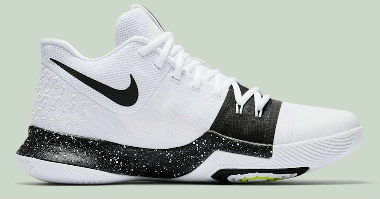 White and black kyrie sales 3