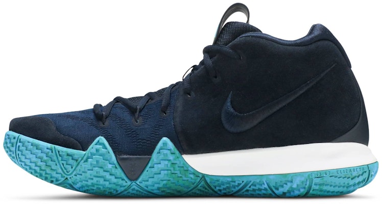 Nike Kyrie 4 'Obsidian' Think Twice 943806-401 Lookbook Nike Kyrie 4 'Obsidian' Think Twice 943806-401