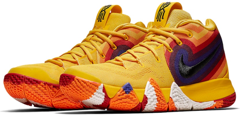 Nike Kyrie 4 70s QS 歐文4 中筒 實戰籃球鞋 男款 黃色 Lookbook Nike Kyrie 4 70s QS 歐文4 中筒 實戰籃球鞋 男款 黃色