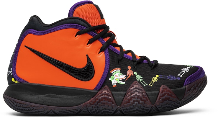 Kyrie 4 orange hotsell black