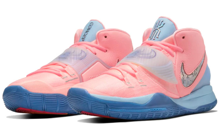 Shop Nike Concepts x Kyrie 6 Khepri 'Pink' Kasut Lelaki Warna Merah Jambu CU8879-600(S-BOX)