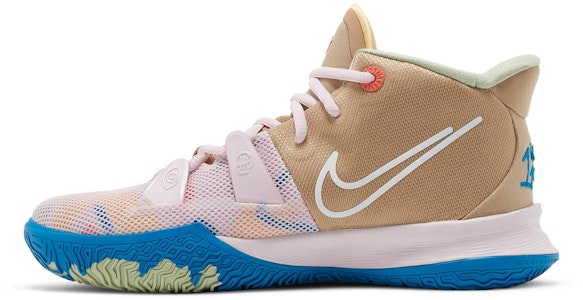 (Nilai Sekolah) Nike Kyrie 7 '1 Dunia 1 Rakyat - Merah Jambu Regal' CT4080-600 Lookbook (Nilai Sekolah) Nike Kyrie 7 '1 Dunia 1 Rakyat - Merah Jambu Regal' CT4080-600