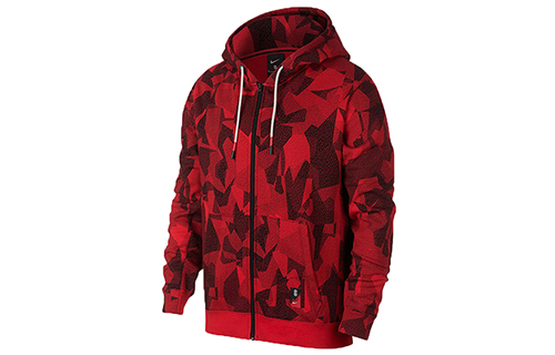 Nike Kyrie Basketball Hoodie Red Fleece Jacket AJ3386-657 圖 2