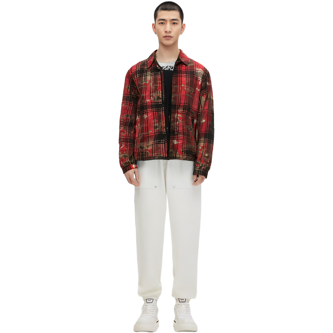 Sizing Nike Kyrie 籃球印花休閒長袖上衣 酒紅色 CK6752-673