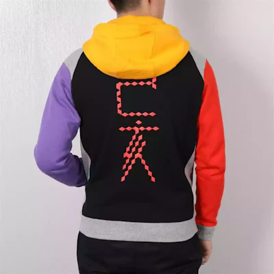 Nike Kyrie CNY Year of the Pig Fleece Basketball Hoodie Zipper Jacket Grey AJ6425-063 Details for Nike Kyrie CNY Year of the Pig Fleece Basketball Hoodie Zipper Jacket Grey AJ6425-063