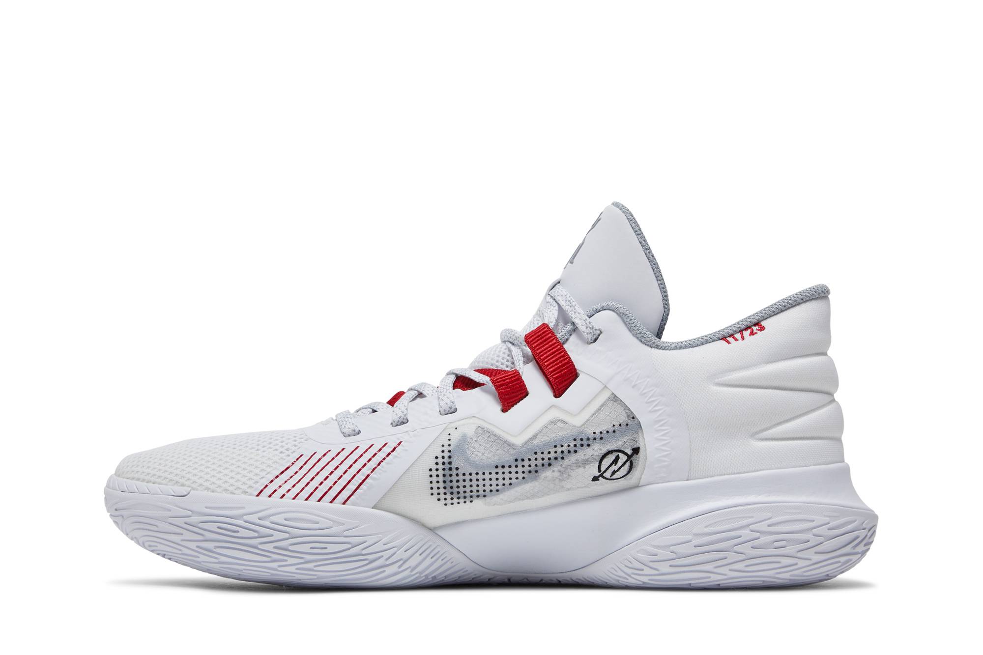kyrie 5 red white