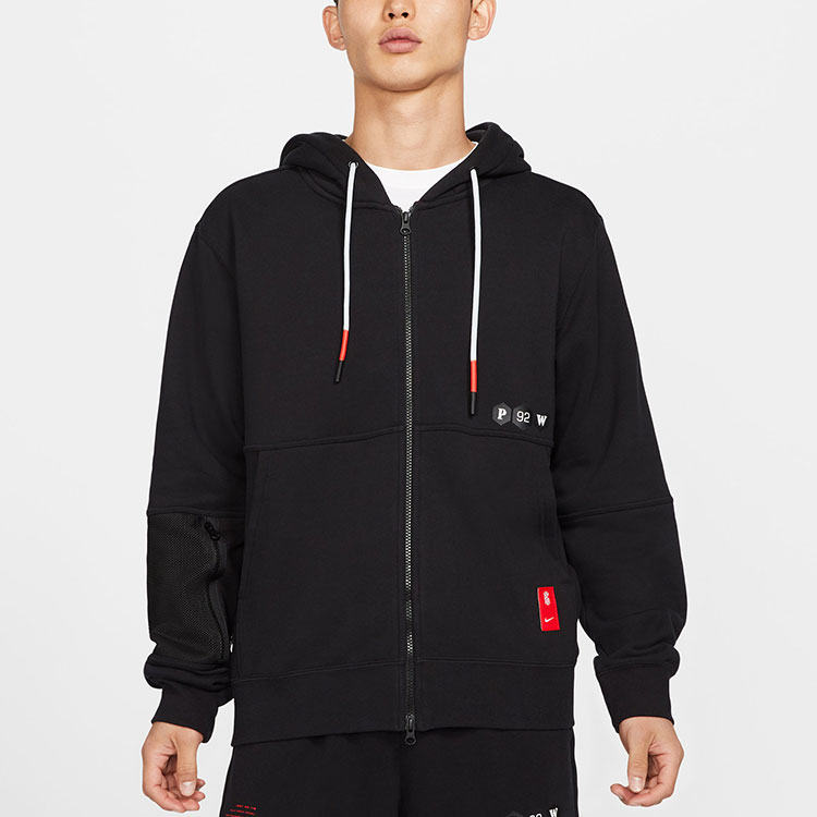 Nike Kyrie Full-Zip Hoodie Black Zip-Up Sweatshirt Jacket CK6742-010 圖 4