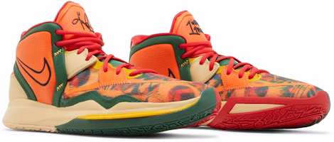 Nike Kyrie Infinity “一世界一人民“ 歐文8 低筒實戰籃球鞋 橙綠 國外版 Cheap Nike Kyrie Infinity “一世界一人民“ 歐文8 低筒實戰籃球鞋 橙綠 國外版