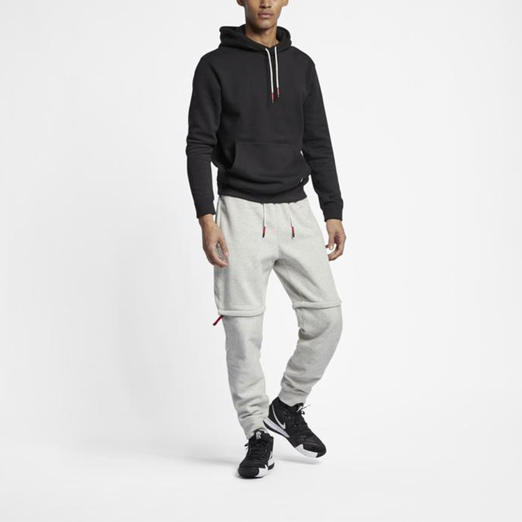 Nike Kyrie Irving Black Basketball Hoodie for Men AJ3526-010 圖 4