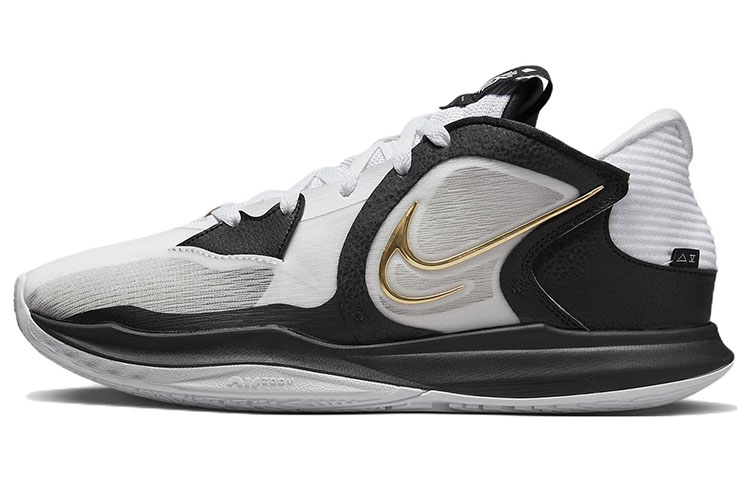 Buy Nike Kyrie Low 5 'Putih Hitam Emas Metalik' DJ6014-101/DJ6012-101