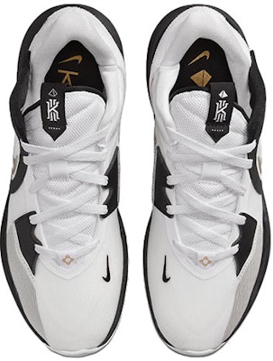 Nike Kyrie Low 5 'White Black Metallic Gold' DJ6014-101/DJ6012-101 Shop Nike Kyrie Low 5 'White Black Metallic Gold' DJ6014-101/DJ6012-101