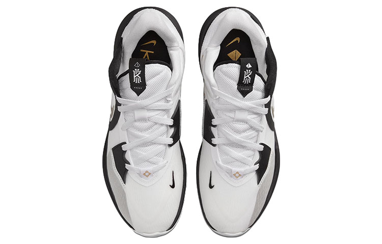 Purchase Nike Kyrie Low 5 'Putih Hitam Emas Metalik' DJ6014-101/DJ6012-101
