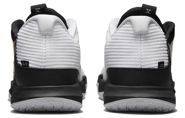 Details for Nike Kyrie Low 5 'Putih Hitam Emas Metalik' DJ6014-101/DJ6012-101
