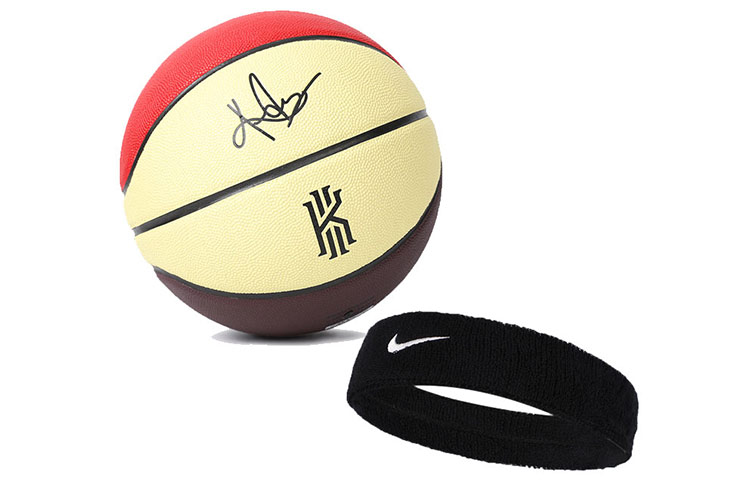 Nike Kyrie Swoosh Headband & Crossover Size 7 Basketball Set Combo AC2285-010-CV1134-978