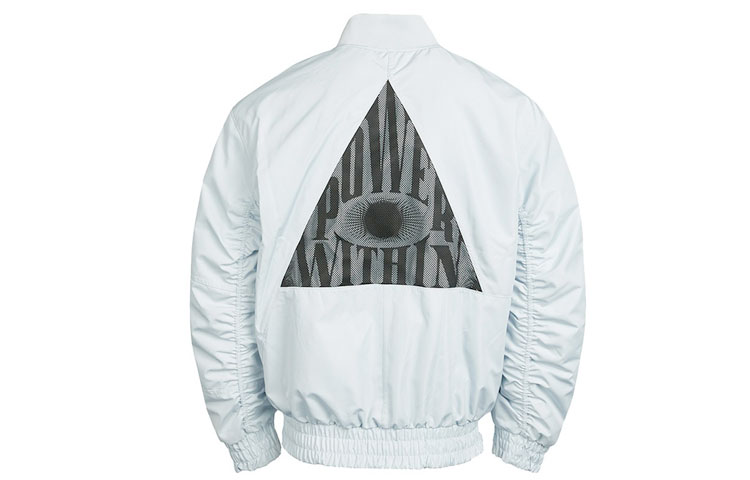 Nike Kyrie Winter Gold White Basketball Mesh Print Jacket CK6671-043 圖 3