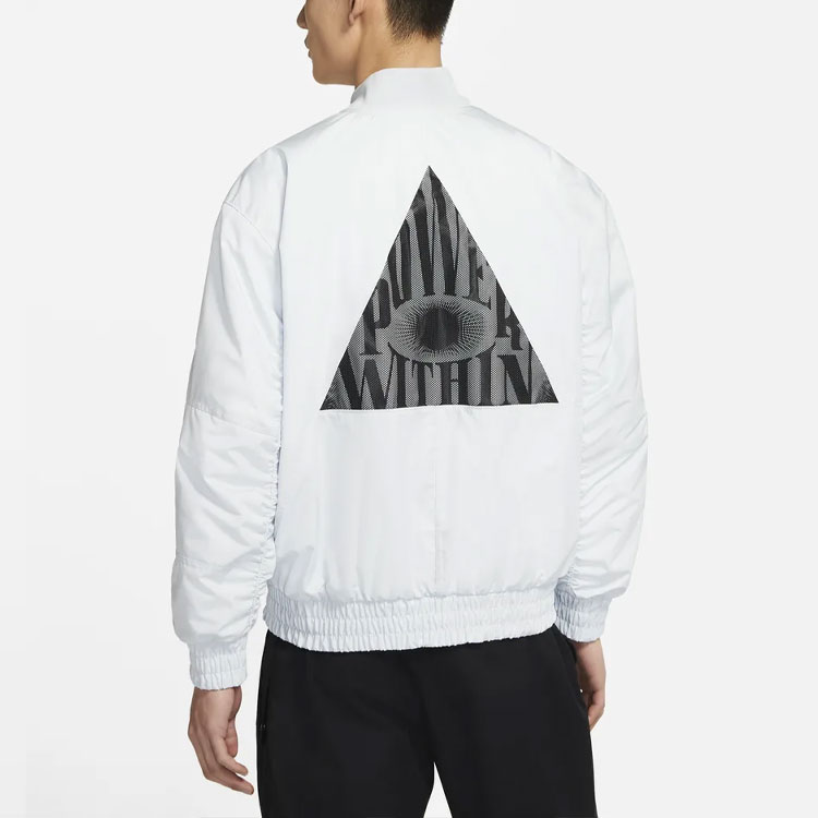 Nike Kyrie Winter Gold White Basketball Mesh Print Jacket CK6671-043 圖 7