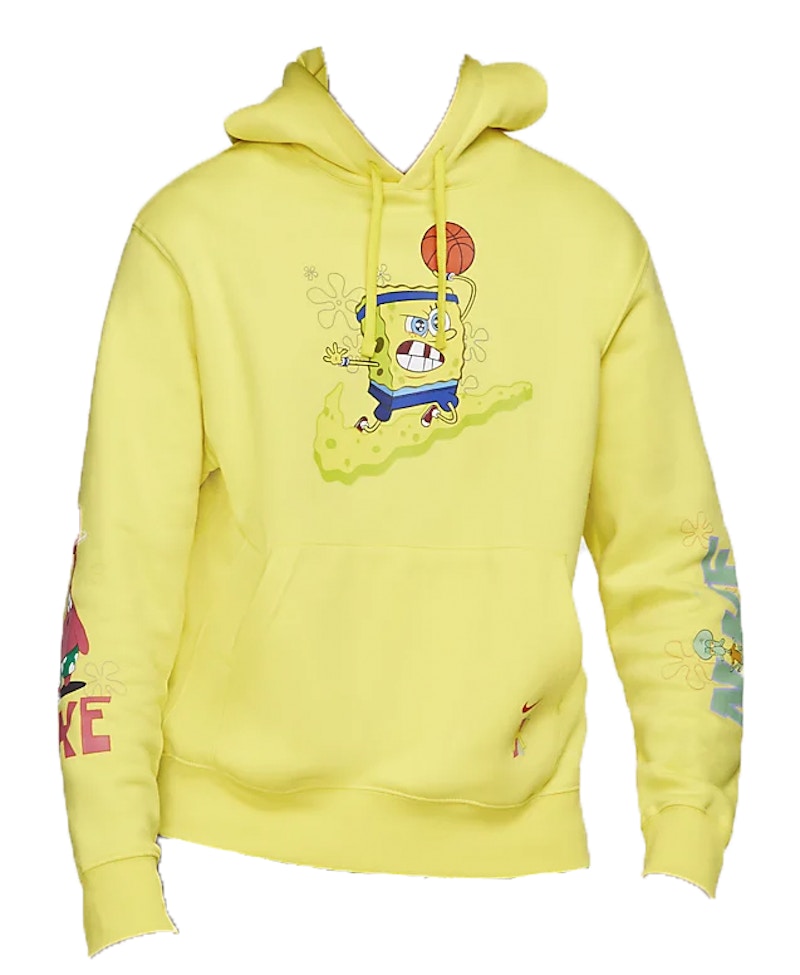 Buy Nike Kyrie x Spongebob Dri Fit Hoodie Kids Sizing Dynamic Yellow Novelship