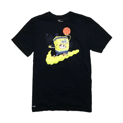 Nike Kyrie x Spongebob Dri-Fit Tee (Kids Sizing) Black
