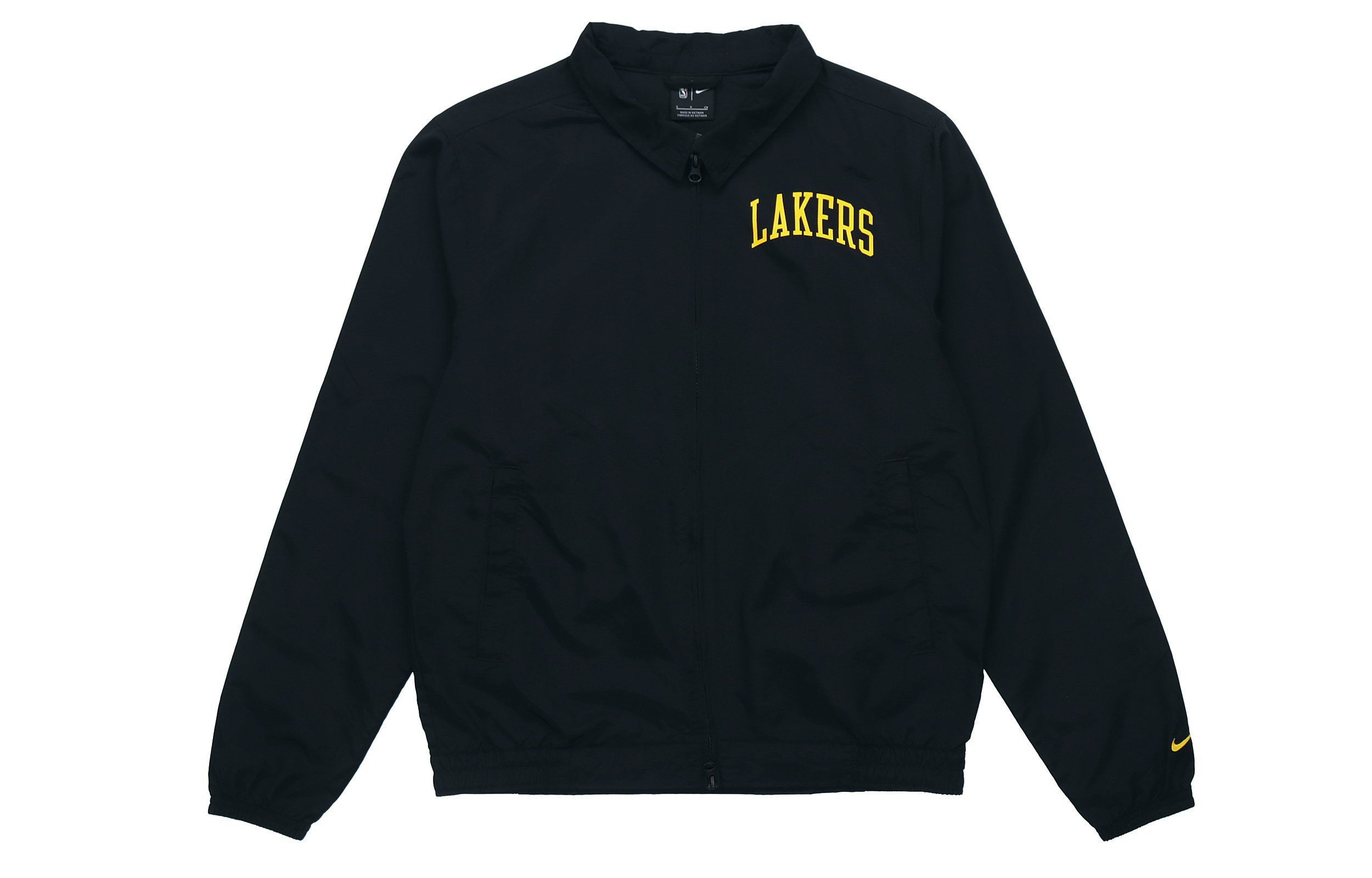Nike LA Lakers NBA Lightweight Logo Print Zip-Up Jacket Black CN0765-010