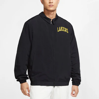 Nike LA Lakers NBA 輕量標誌印花拉鍊外套 黑色 CN0765-010 Shop Nike LA Lakers NBA 輕量標誌印花拉鍊外套 黑色 CN0765-010