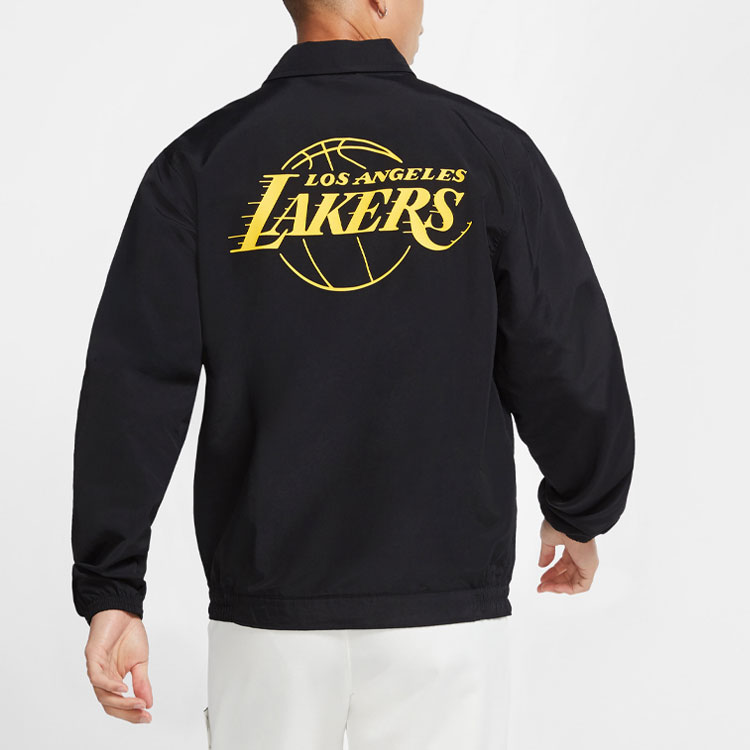 Purchase Nike LA Lakers NBA 輕量標誌印花拉鍊外套 黑色 CN0765-010