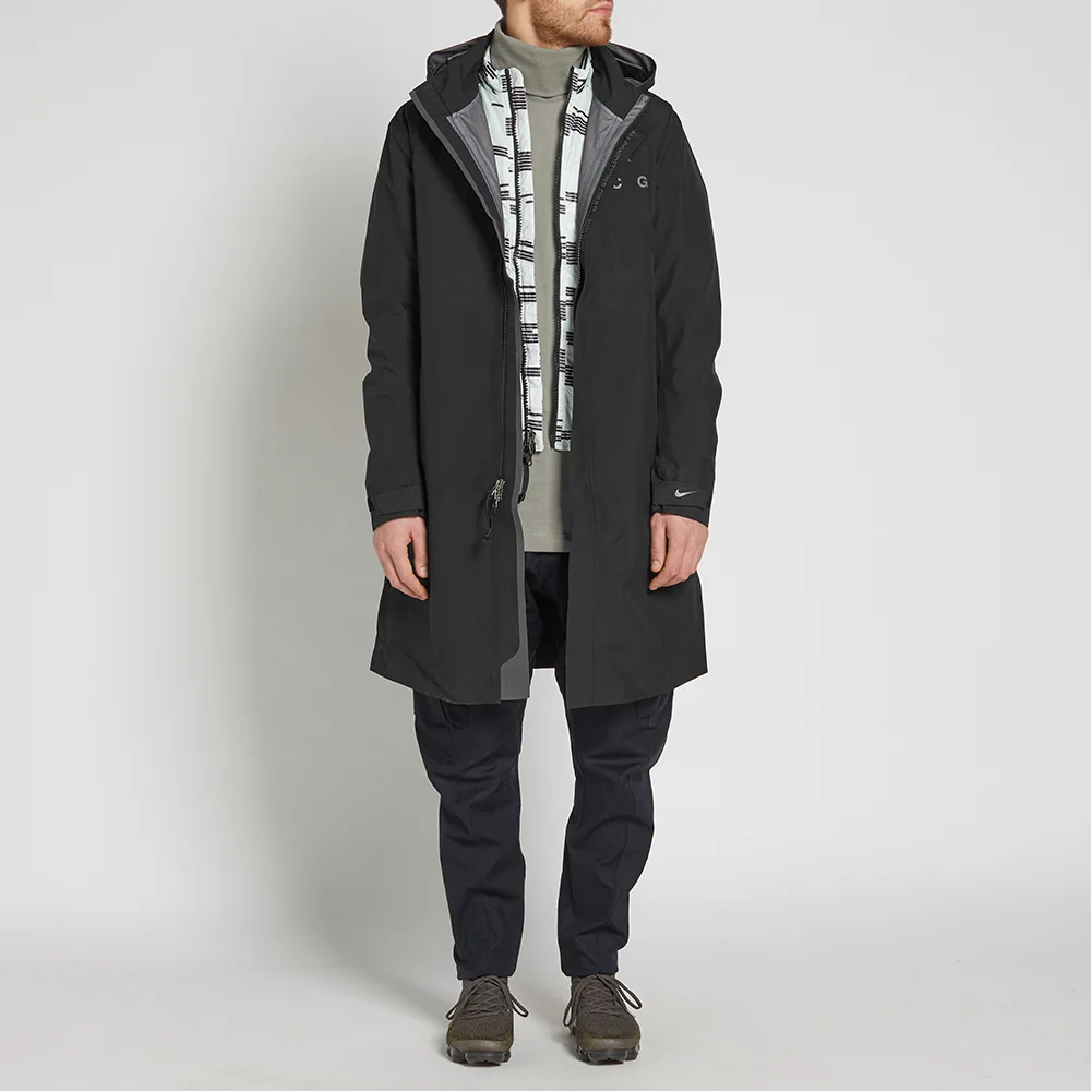 Lookbook Nike LAB ACG  Waterproof Zip Jacket with Detachable Hoodie Black 914472-010