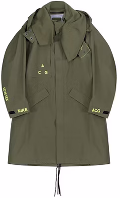 ナイキ LAB ACG ゴアテックス ロングフーデッドジャケット オリーブグリーン AQ3516-395 Buy ナイキ LAB ACG ゴアテックス ロングフーデッドジャケット オリーブグリーン AQ3516-395