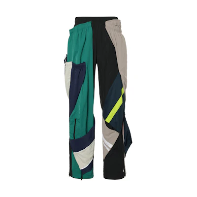 Nike Lab Collection NRG Patchwork Retro Knit Joggers Grey Green AV8268-590