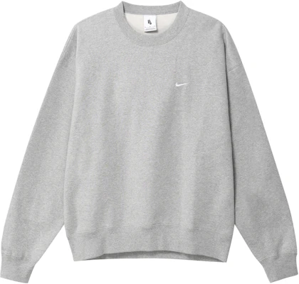 Nike Lab Fleece Crew Pullover Sweatshirt Dark Heather Grey DA0318-063 Buy Nike Lab Fleece Crew Pullover Sweatshirt Dark Heather Grey DA0318-063