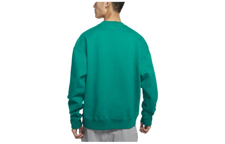 Nike Lab Fleece Crew Pullover Sweatshirt Green Warm Casual Wear DA0318-340 圖 5