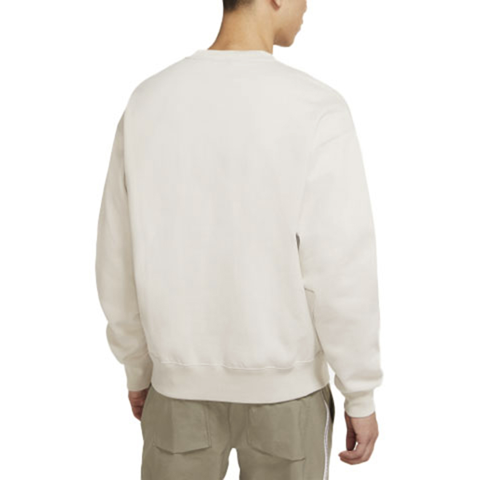 Details for Nike Lab Fleece Crew Pullover Sweatshirt Light Bone White DA0318-072