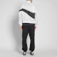 Shop Nike Lab 復古大勾拉鍊外套 白/黑 經典標誌 AA1569-100