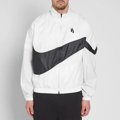 Nike Lab 復古大勾拉鍊外套 白/黑 經典標誌 AA1569-100 Purchase Nike Lab 復古大勾拉鍊外套 白/黑 經典標誌 AA1569-100