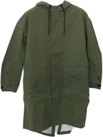 Nike Lab Long Hooded Casual Jacket Trench Coat Dark Green CD6808-325 Nike Lab Long Hooded Casual Jacket Trench Coat Dark Green CD6808-325