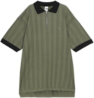 Nike Lab Made in Italy Olive Green Striped Loose Fit Casual T-Shirt . BV0974-222 Nike Lab Made in Italy Olive Green Striped Loose Fit Casual T-Shirt . BV0974-222